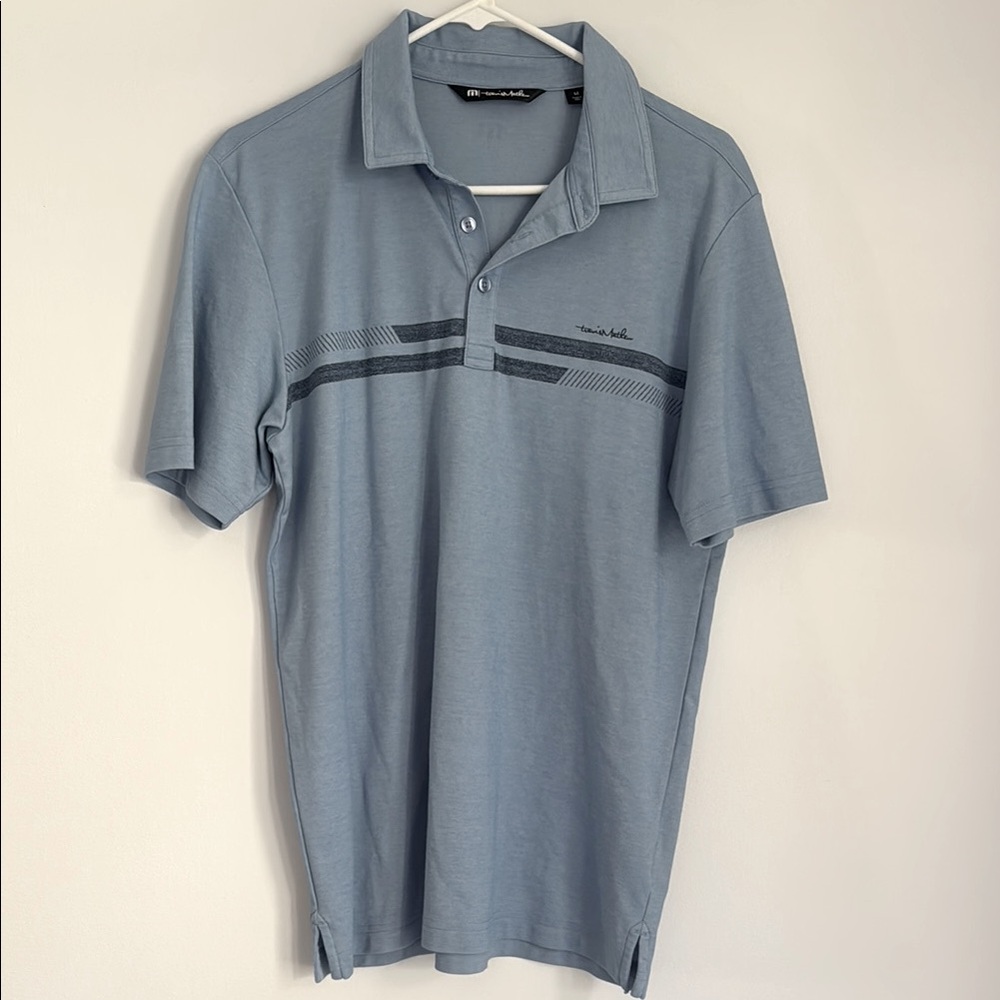 Travis Mathew Men's Blue Polo Shirt